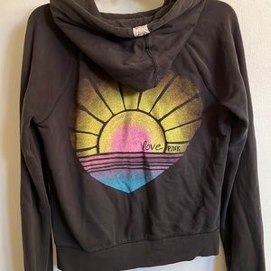 PINK Sunset Zip Up Hoodie